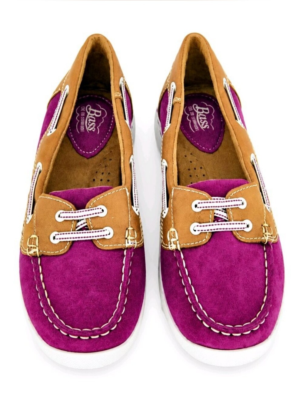 BASS 6½ Deck Shoes Revived! SAME Comfort + Artsy Bold RETRO FLAIR 80s MEET 00's! - Picture 10 of 15